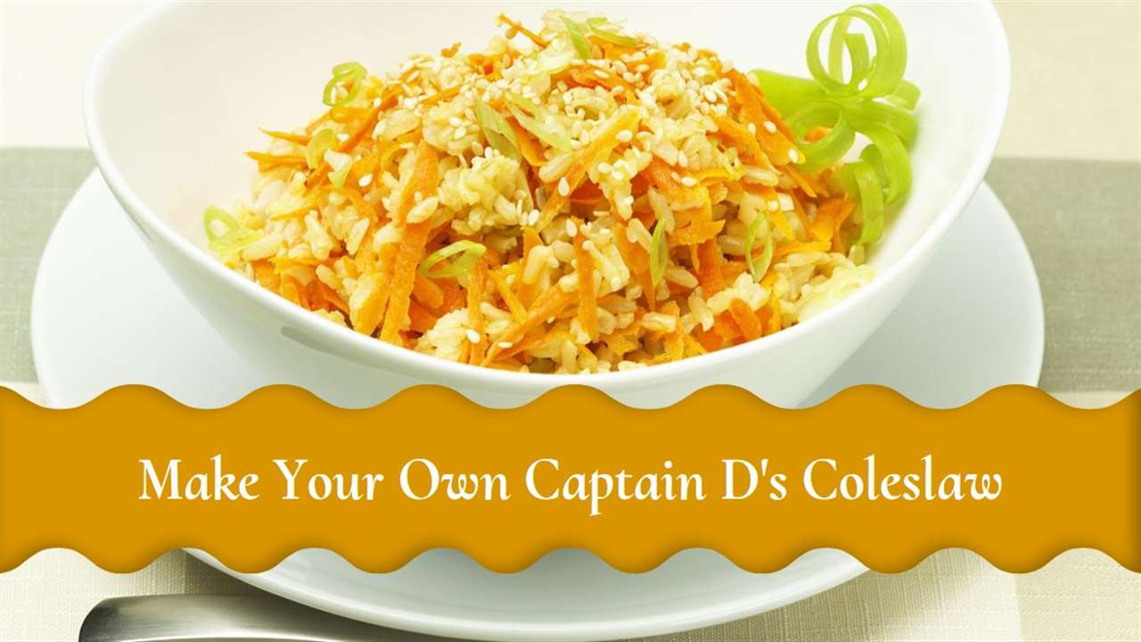 Recipe for captain d's coleslaw