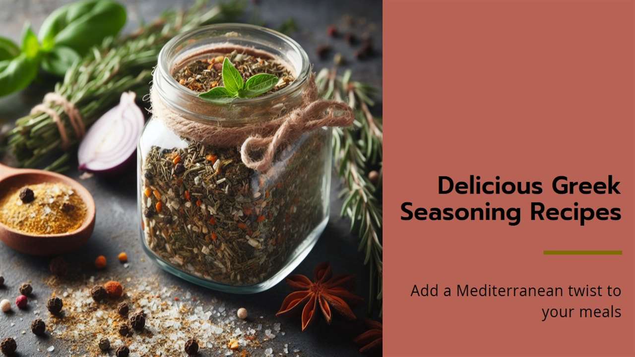 Cavender's Greek Seasoning Recipes