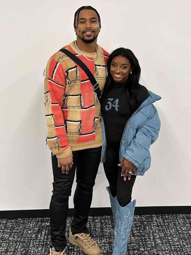 Simone Biles Says She and Husband Jonathan Owens Argue About Who’s the Better Athlete